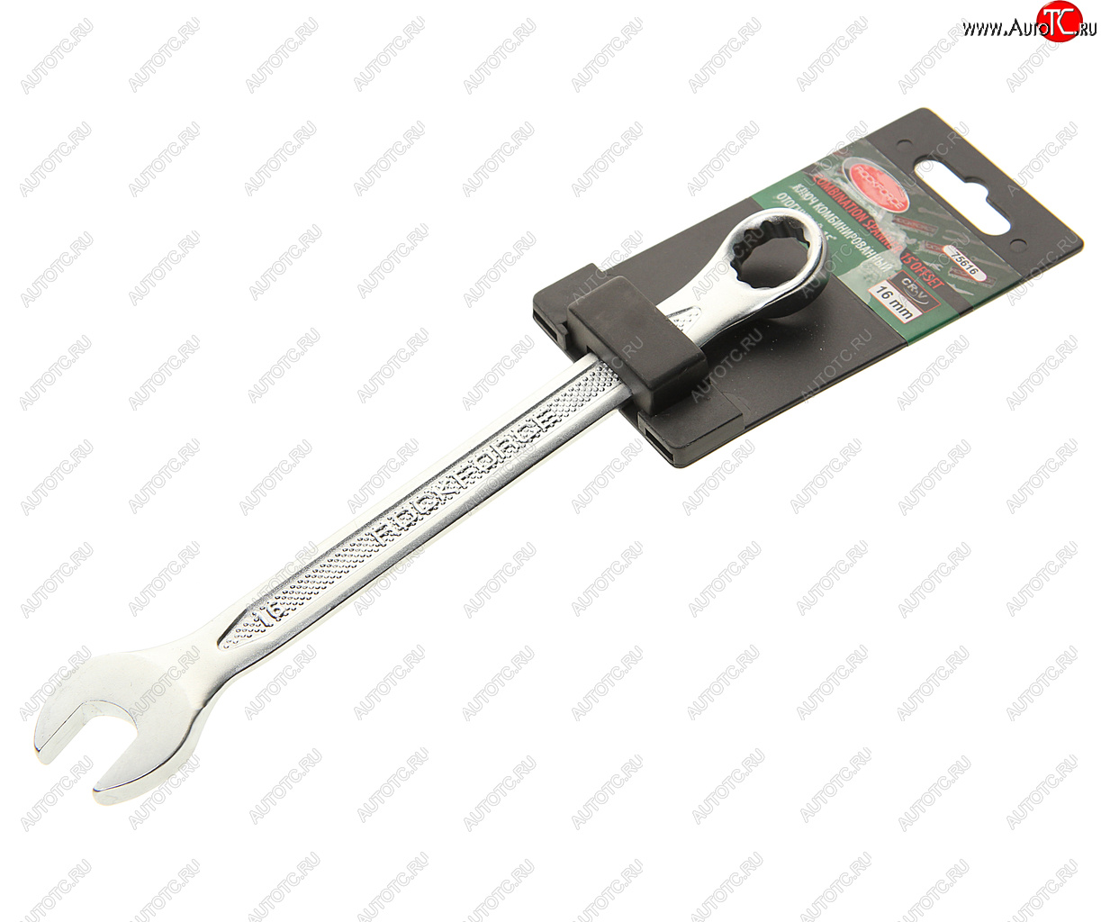 142 р. Ключ комбинированный 16х16мм с держателем Profi ROCKFORCE ROCKFORCE rf-75616 ROCKFORCE rf-75616  с доставкой в г. Кемерово