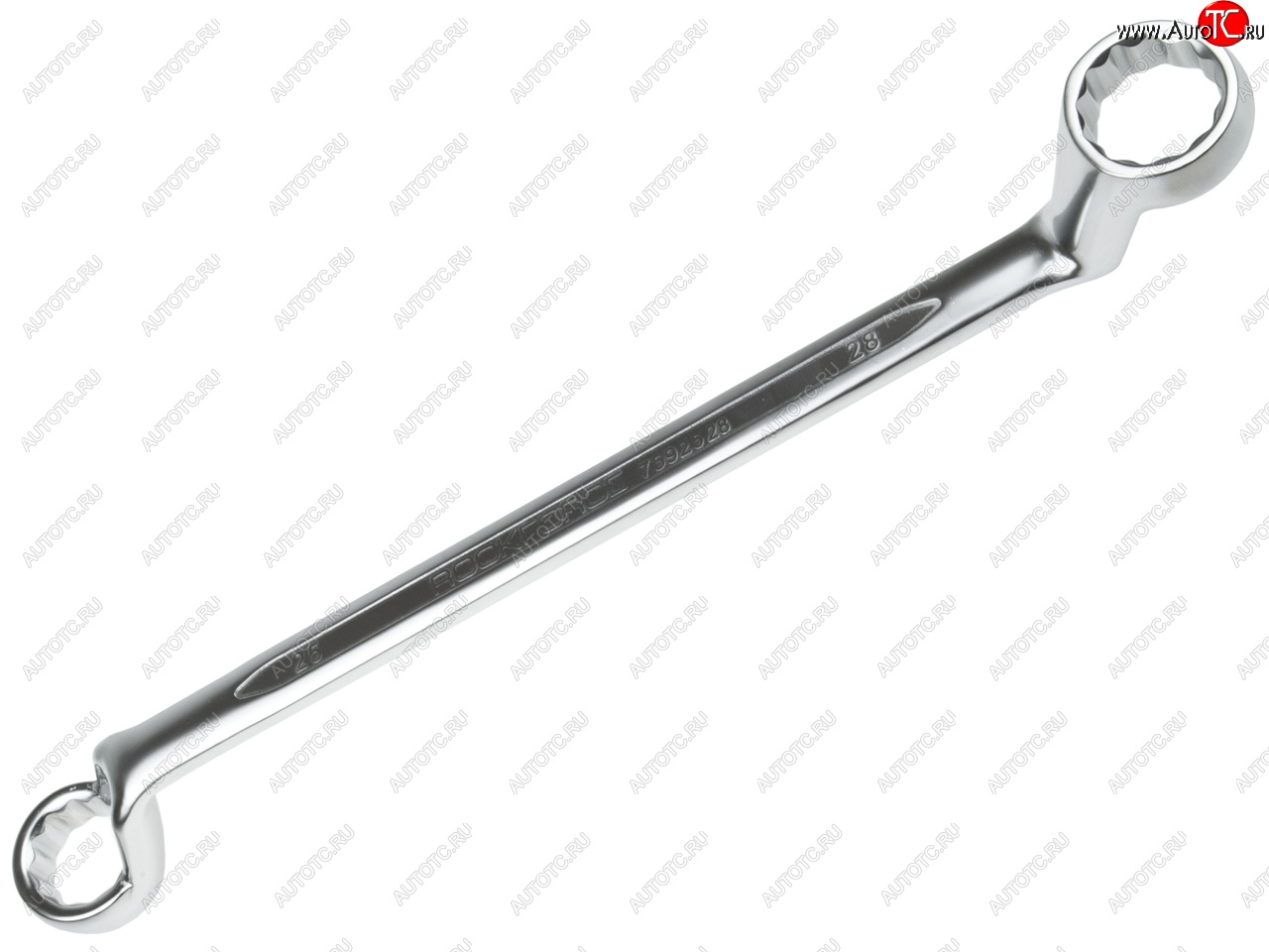 799 р. Ключ накидной 25х28мм коленчатый 75град. ROCKFORCE ROCKFORCE rf-7592528 ROCKFORCE rf-7592528  с доставкой в г. Кемерово