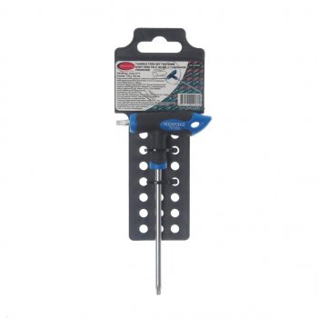 209 р. Ключ TORX Т-образный T20х100мм с резиновой ручкой с держателем ROCKFORCE ROCKFORCE rf-76720g ROCKFORCE rf-76720g  с доставкой в г. Кемерово. Увеличить фотографию 2