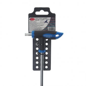 399 р. Ключ TORX Т-образный T45х200мм с резиновой ручкой с держателем ROCKFORCE ROCKFORCE rf-76745g  с доставкой в г. Кемерово. Увеличить фотографию 2