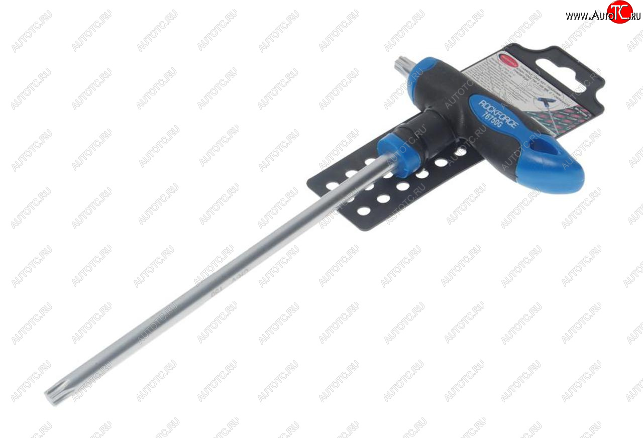 449 р. Ключ TORX Т-образный T50х200мм с резиновой ручкой с держателем ROCKFORCE ROCKFORCE rf-76750g  с доставкой в г. Кемерово