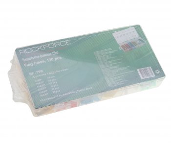 599 р. Предохранитель 5-30А флажковый 120 предметов ROCKFORCE ROCKFORCE rf-790  с доставкой в г. Кемерово. Увеличить фотографию 2