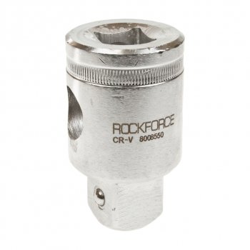 1 289 р. Адаптер 1 под вороток ROCKFORCE ROCKFORCE rf-8008550  с доставкой в г. Кемерово. Увеличить фотографию 1