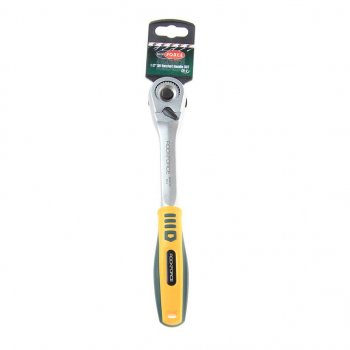 3 679 р. Ключ трещотка 12 30 зубьев с плавающим механизмом ROCKFORCE ROCKFORCE rf-802423d  с доставкой в г. Кемерово. Увеличить фотографию 1