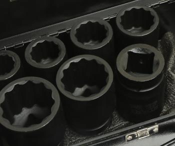 5 699 р. Набор головок торцевых 1 12-ти гранных 24-46мм ударных глубоких 7 предметов в кейсе ROCKFORCE ROCKFORCE rf-8072-9mpb  с доставкой в г. Кемерово. Увеличить фотографию 2