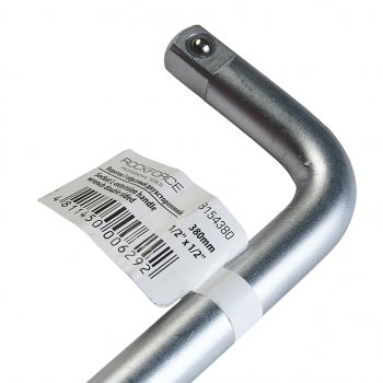 799 р. Вороток 12 L=380мм Г-образный с накаткой ROCKFORCE ROCKFORCE rf-8154380  с доставкой в г. Кемерово. Увеличить фотографию 3