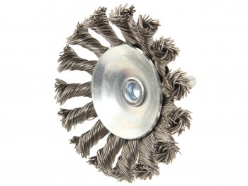 278 р. Кордщетка для дрели дисковая 75мм с хвостовиком ROCKFORCE ROCKFORCE rf-bck103  с доставкой в г. Кемерово. Увеличить фотографию 1