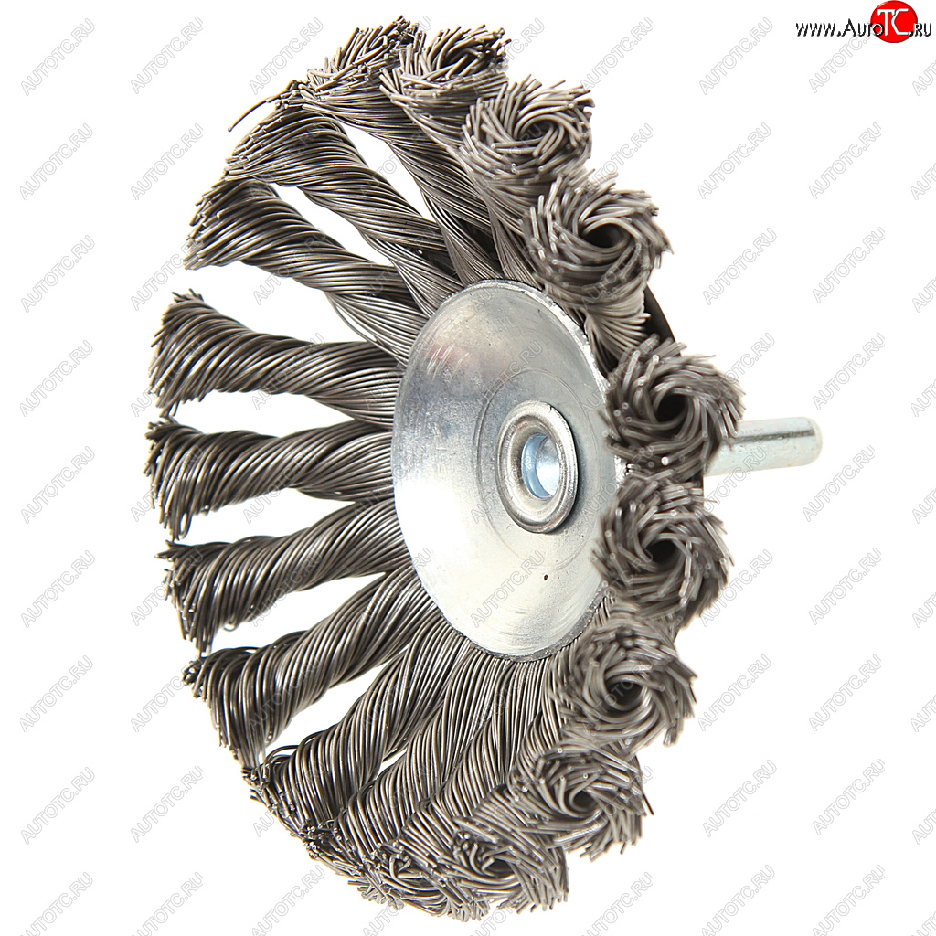 349 р. Кордщетка для дрели дисковая 100мм с хвостовиком ROCKFORCE ROCKFORCE rf-bck104  с доставкой в г. Кемерово