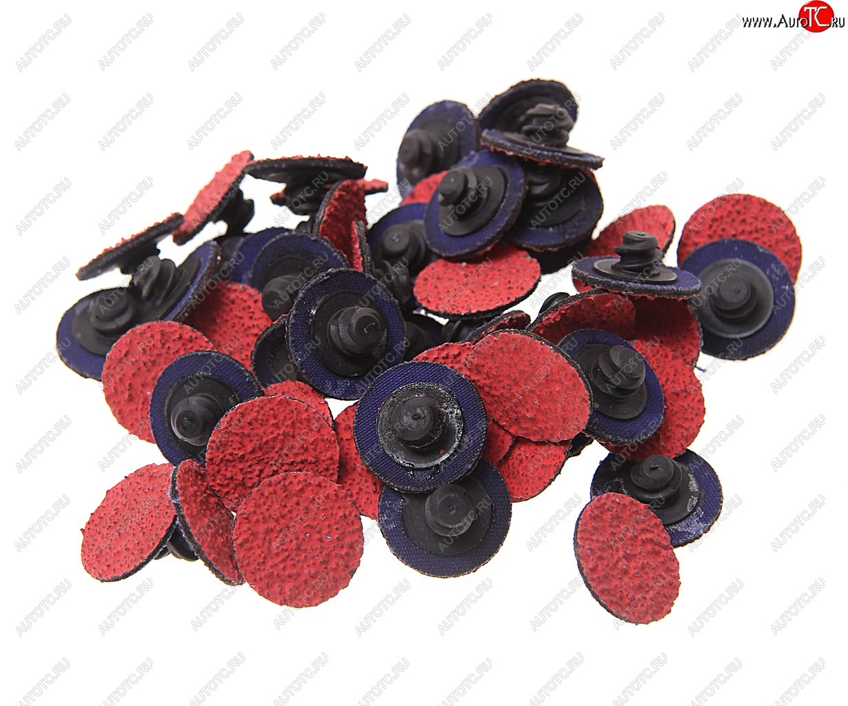 1 839 р. Круг шлифовальный 25мм (№36) абразивный красный 50шт. ROCKFORCE ROCKFORCE rf-bd136c  с доставкой в г. Кемерово