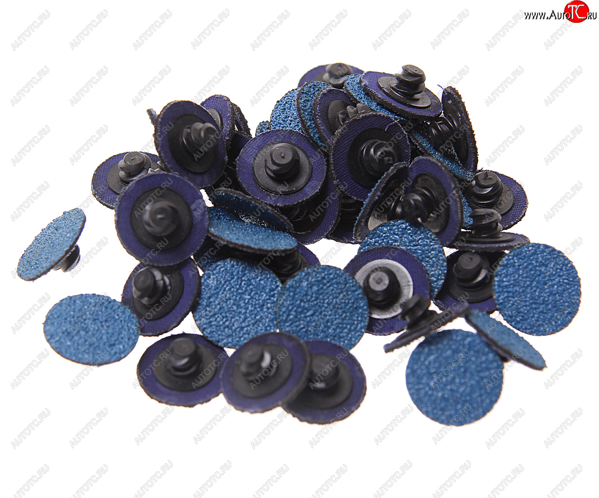 1 499 р. Круг шлифовальный 25мм (№40) абразивный синий 50шт. ROCKFORCE ROCKFORCE rf-bd140z  с доставкой в г. Кемерово