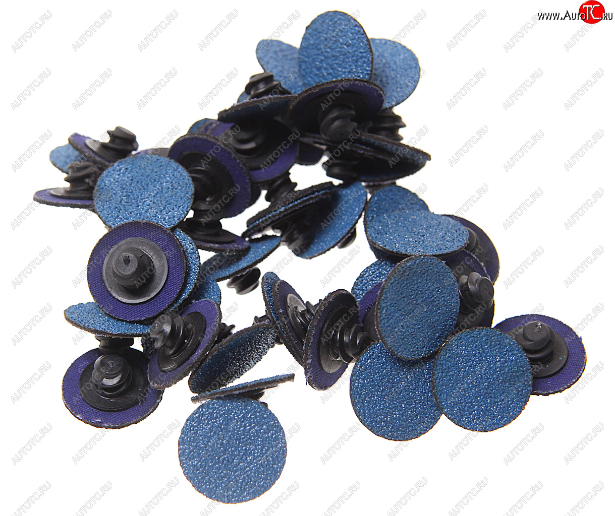 1 269 р. Круг шлифовальный 25мм (№80) абразивный синий 50шт. ROCKFORCE ROCKFORCE rf-bd180z  с доставкой в г. Кемерово