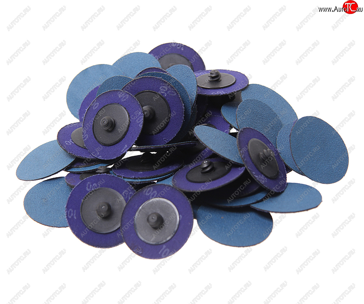 2 499 р. Круг шлифовальный 50мм (№100) абразивный синий 50шт. ROCKFORCE ROCKFORCE rf-bd2100z  с доставкой в г. Кемерово