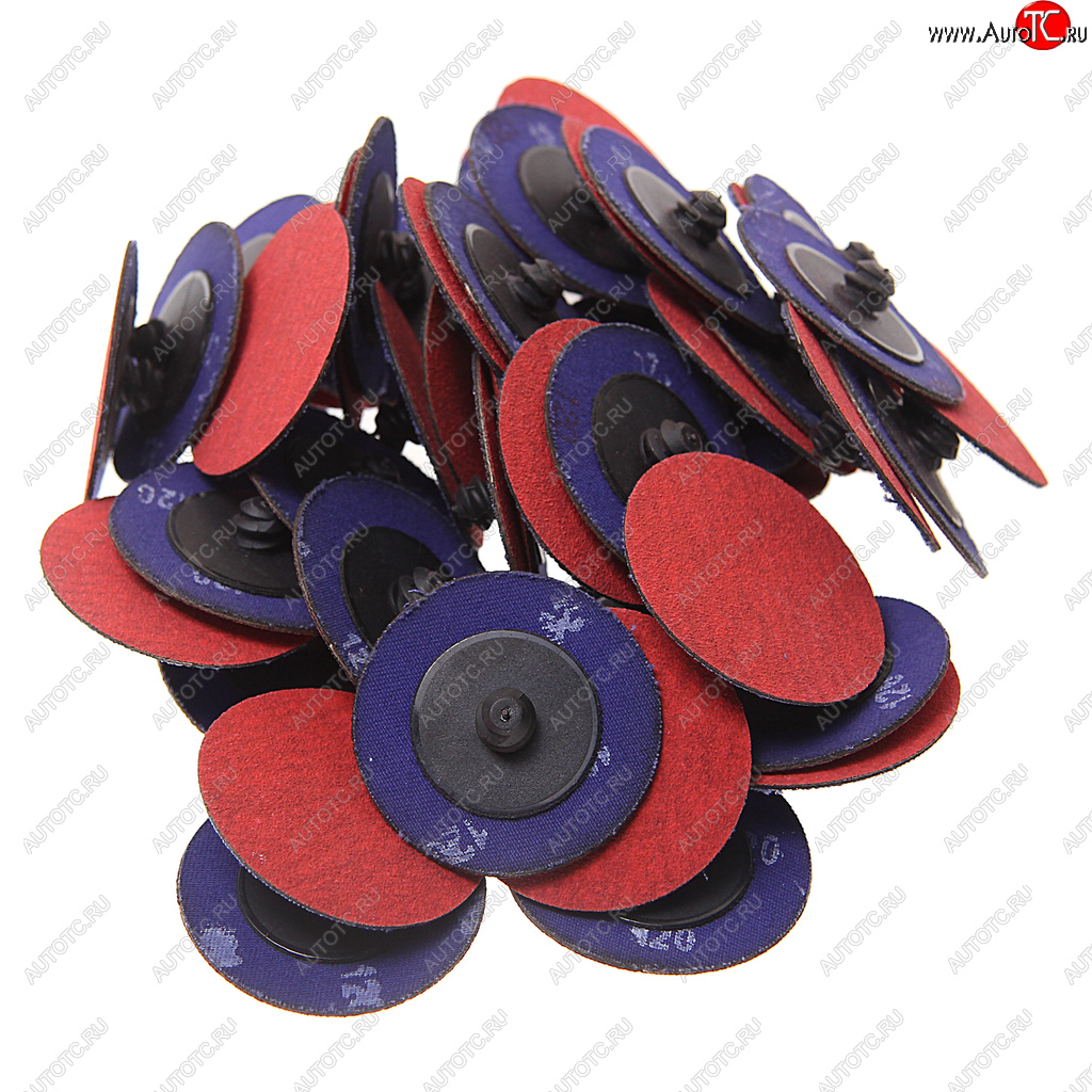 3 099 р. Круг шлифовальный 50мм (№120) абразивный красный 50шт. ROCKFORCE ROCKFORCE rf-bd2120c  с доставкой в г. Кемерово