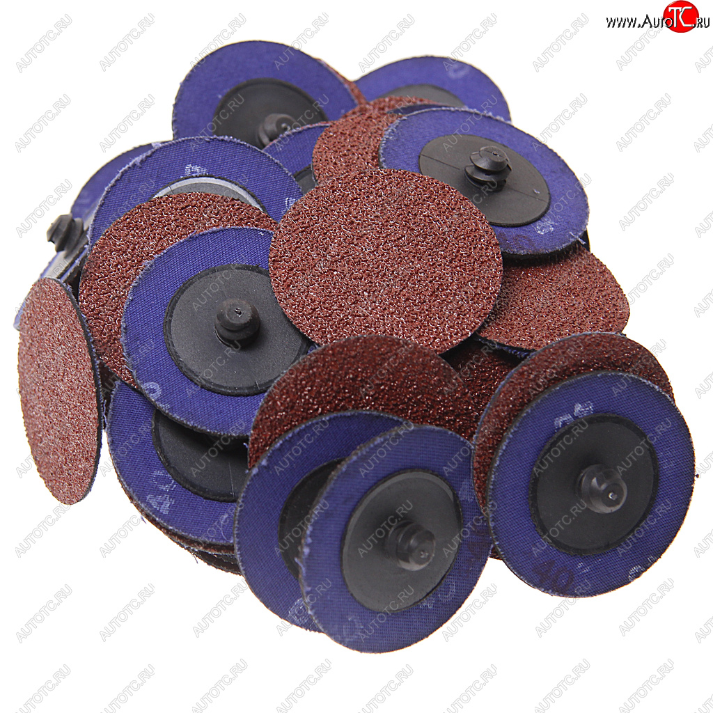 1 499 р. Круг шлифовальный 50мм (№40) абразивный коричневый 50шт. ROCKFORCE ROCKFORCE rf-bd240a  с доставкой в г. Кемерово