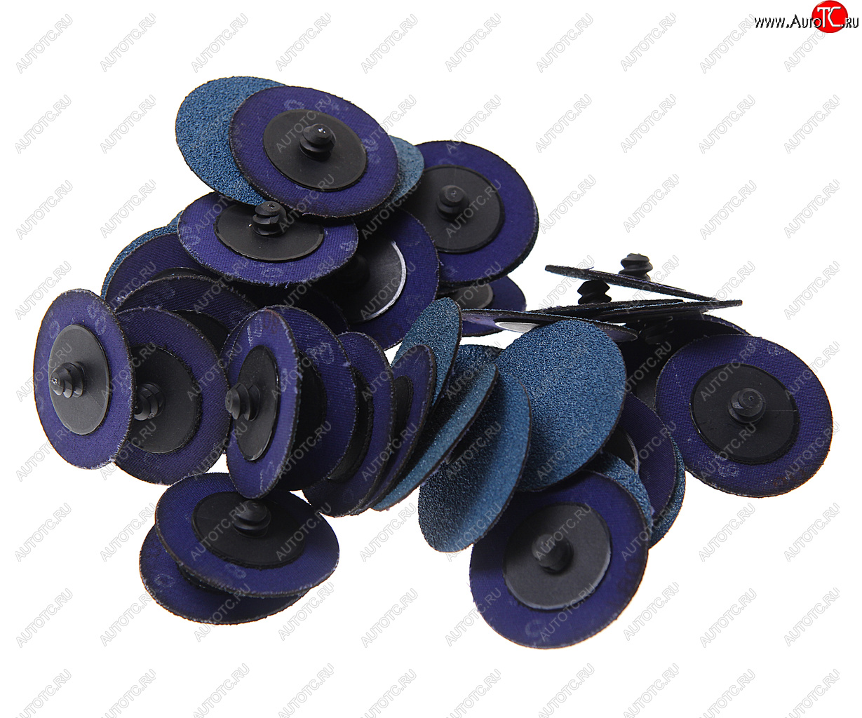 2 499 р. Круг шлифовальный 50мм (№80) абразивный синий 50шт. ROCKFORCE ROCKFORCE rf-bd280z  с доставкой в г. Кемерово