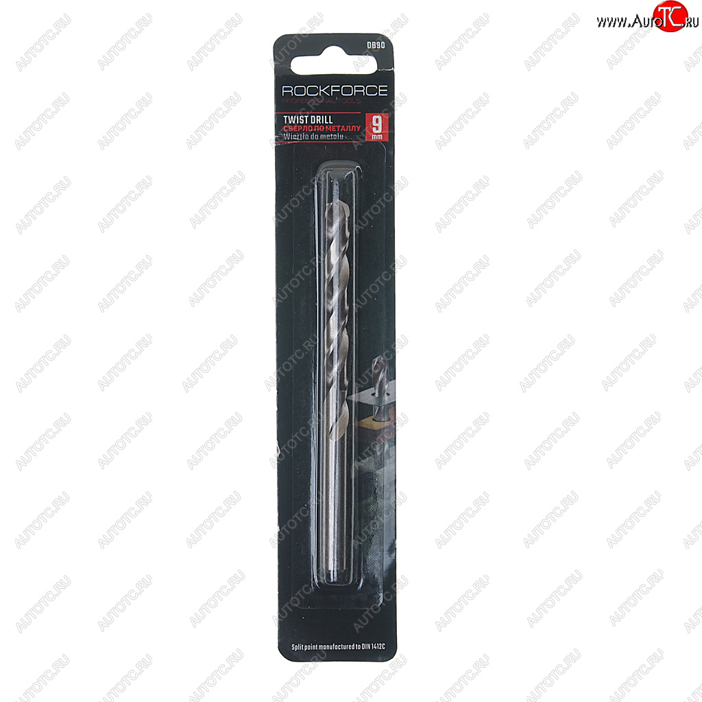 194 р. Сверло по металлу 9.0мм HSS ROCKFORCE ROCKFORCE rf-db90 ROCKFORCE rf-db90  с доставкой в г. Кемерово