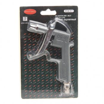 359 р. Пистолет продувочный пневматический (сопло 15мм) в блистере ROCKFORCE ROCKFORCE rf-dg-10-1  с доставкой в г. Кемерово. Увеличить фотографию 1