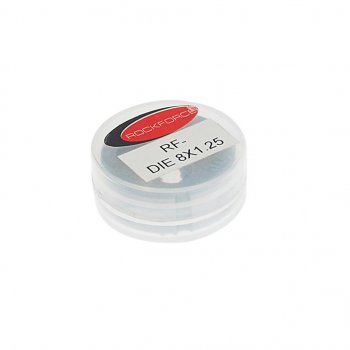 190 р. Плашка М08x1.25мм d=25мм в пластиковом футляре ROCKFORCE ROCKFORCE rf-die08125  с доставкой в г. Кемерово. Увеличить фотографию 2