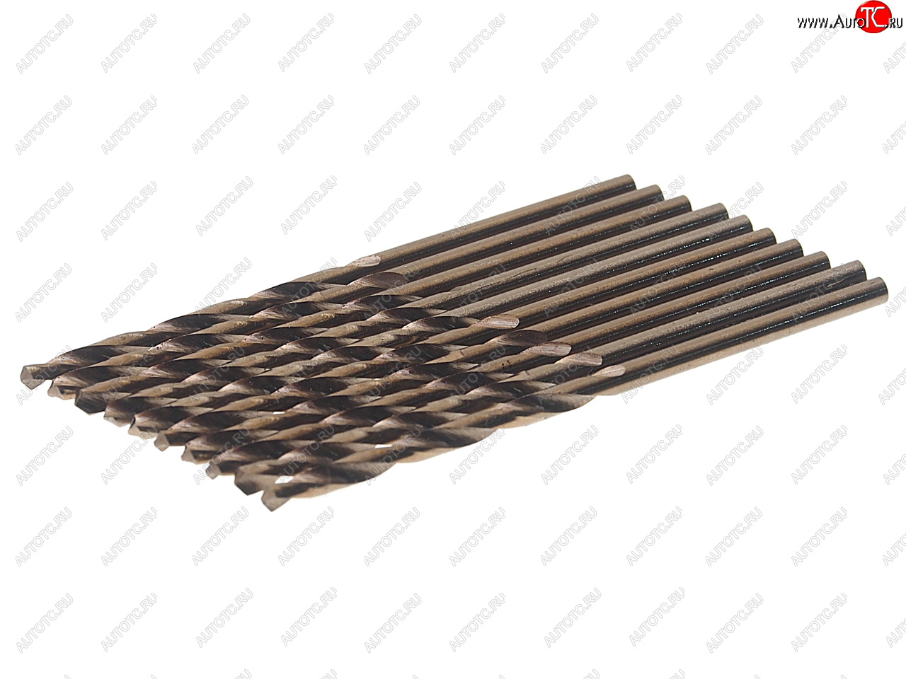 140 р. Сверло по металлу 2.4мм HSS Cobalt (10шт.) ROCKFORCE ROCKFORCE rf-dsp332 ROCKFORCE rf-dsp332  с доставкой в г. Кемерово