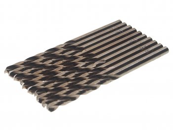 288 р. Сверло по металлу 3.9мм HSS Cobalt (10шт.) ROCKFORCE ROCKFORCE rf-dsp532 ROCKFORCE rf-dsp532  с доставкой в г. Кемерово. Увеличить фотографию 1