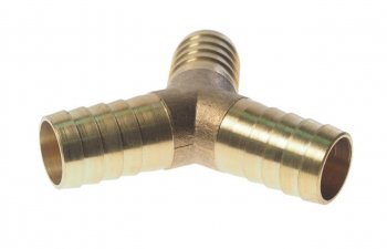 389 р. Переходник для компрессора 18мм Y-образный елочка ROCKFORCE ROCKFORCE rf-e102-57  с доставкой в г. Кемерово. Увеличить фотографию 1