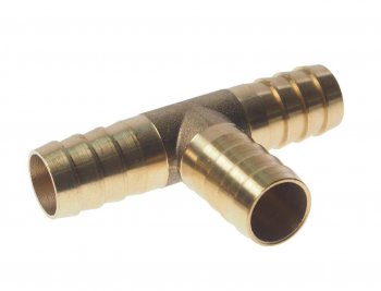 369 р. Переходник для компрессора 16мм T-образный елочка ROCKFORCE ROCKFORCE rf-e102-66  с доставкой в г. Кемерово. Увеличить фотографию 1
