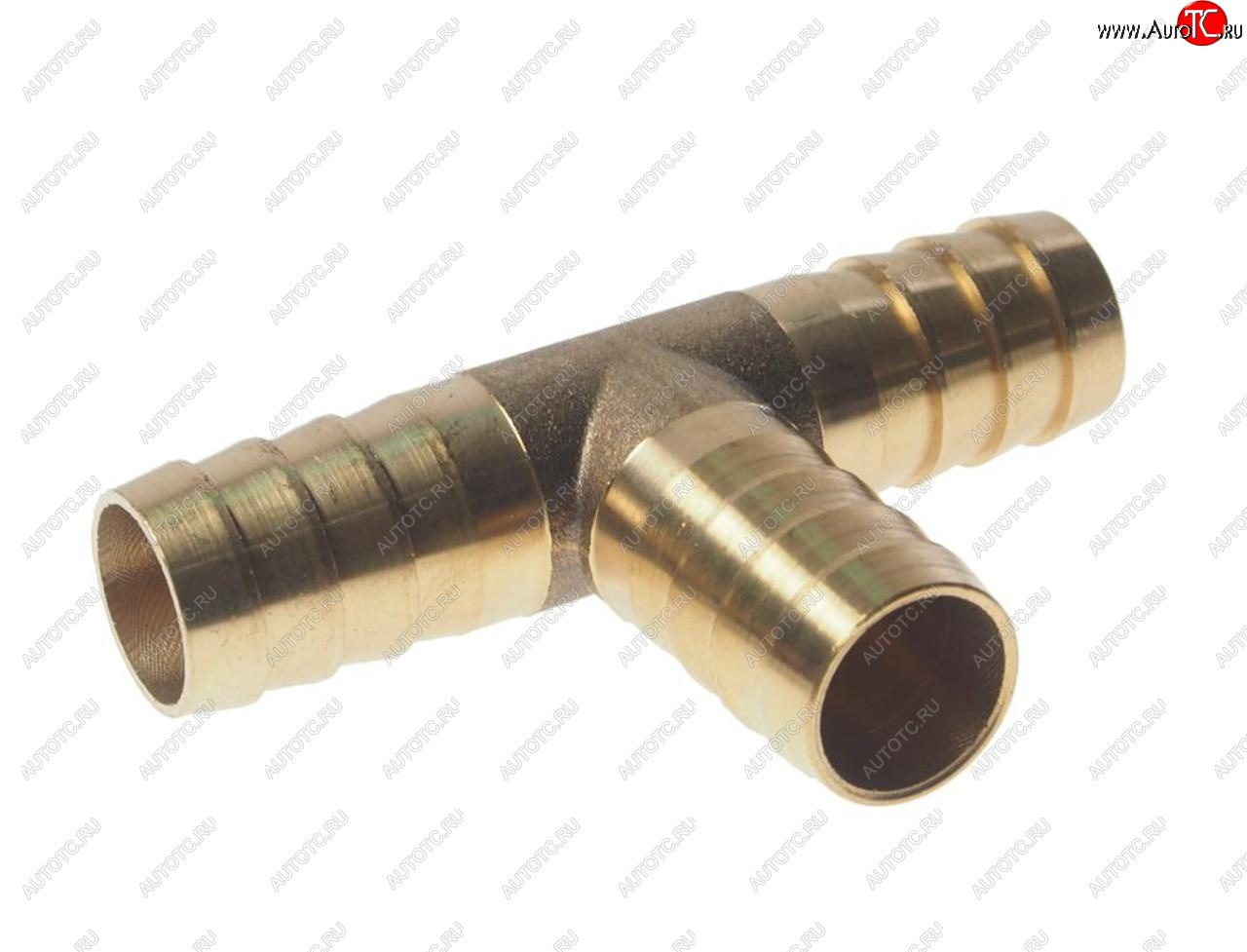369 р. Переходник для компрессора 16мм T-образный елочка ROCKFORCE ROCKFORCE rf-e102-66  с доставкой в г. Кемерово