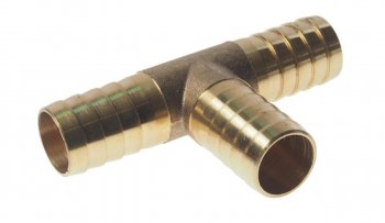 359 р. Переходник для компрессора 18мм T-образный елочка ROCKFORCE ROCKFORCE rf-e102-67  с доставкой в г. Кемерово. Увеличить фотографию 1