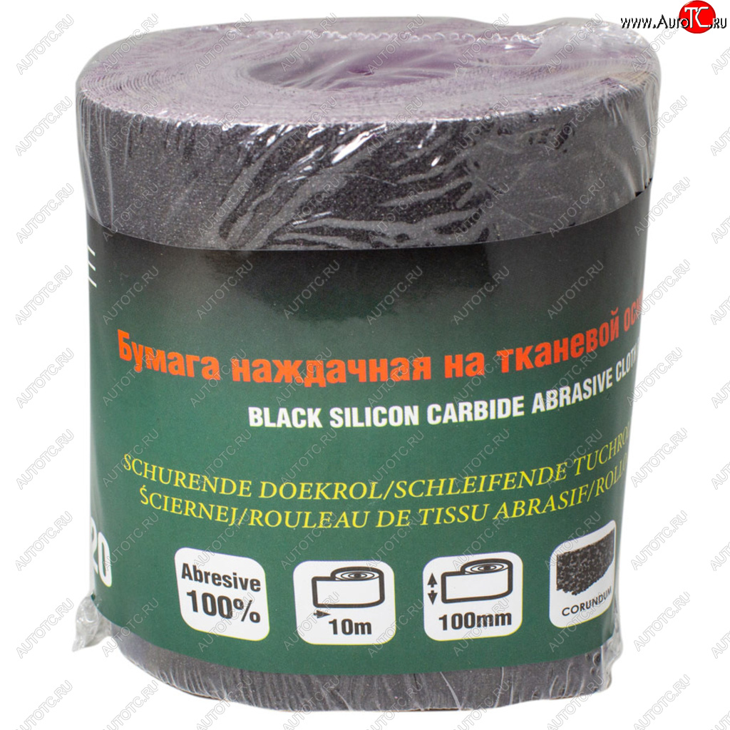 799 р. Бумага наждачная P-120 100ммх10м на тканевой основе рулон ROCKFORCE ROCKFORCE rf-fb4120c  с доставкой в г. Кемерово