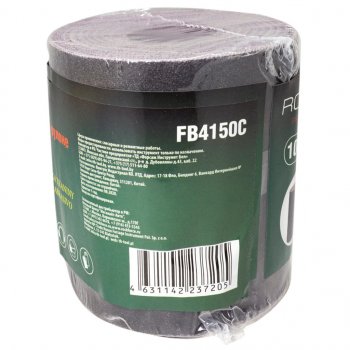 849 р. Бумага наждачная P-150 100ммх10м на тканевой основе рулон ROCKFORCE ROCKFORCE rf-fb4150c  с доставкой в г. Кемерово. Увеличить фотографию 2