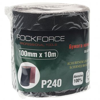 849 р. Бумага наждачная P-240 100ммх10м на тканевой основе рулон ROCKFORCE ROCKFORCE rf-fb4240c  с доставкой в г. Кемерово. Увеличить фотографию 1