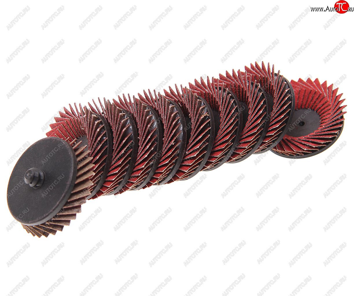 1 449 р. Круг шлифовальный лепестковый 50мм (№120) 10шт. ROCKFORCE ROCKFORCE rf-fd2120c  с доставкой в г. Кемерово