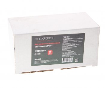 1 969 р. Круг шлифовальный лепестковый 75мм (№100) 10шт. ROCKFORCE ROCKFORCE rf-fd3100c  с доставкой в г. Кемерово. Увеличить фотографию 1
