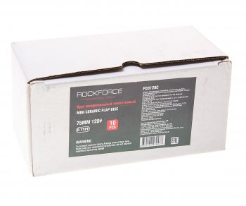 1 999 р. Круг шлифовальный лепестковый 75мм (№120) 10шт. ROCKFORCE ROCKFORCE rf-fd3120c  с доставкой в г. Кемерово. Увеличить фотографию 2