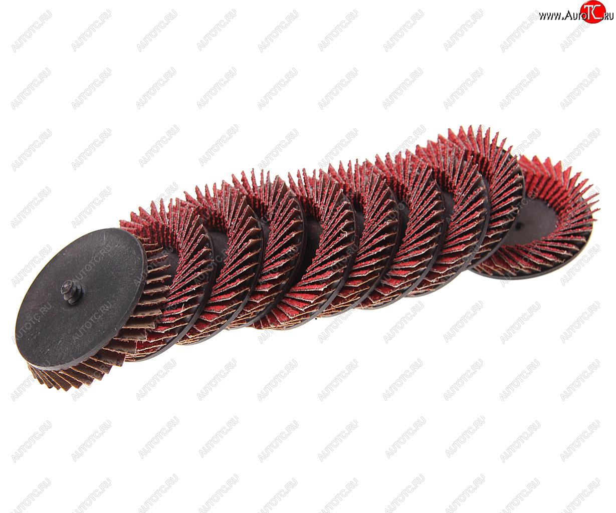 2 199 р. Круг шлифовальный лепестковый 75мм (№36) 10шт. ROCKFORCE ROCKFORCE rf-fd336c  с доставкой в г. Кемерово