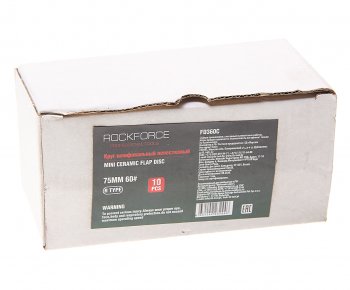 2 199 р. Круг шлифовальный лепестковый 75мм (№60) 10шт. ROCKFORCE ROCKFORCE rf-fd360c  с доставкой в г. Кемерово. Увеличить фотографию 2