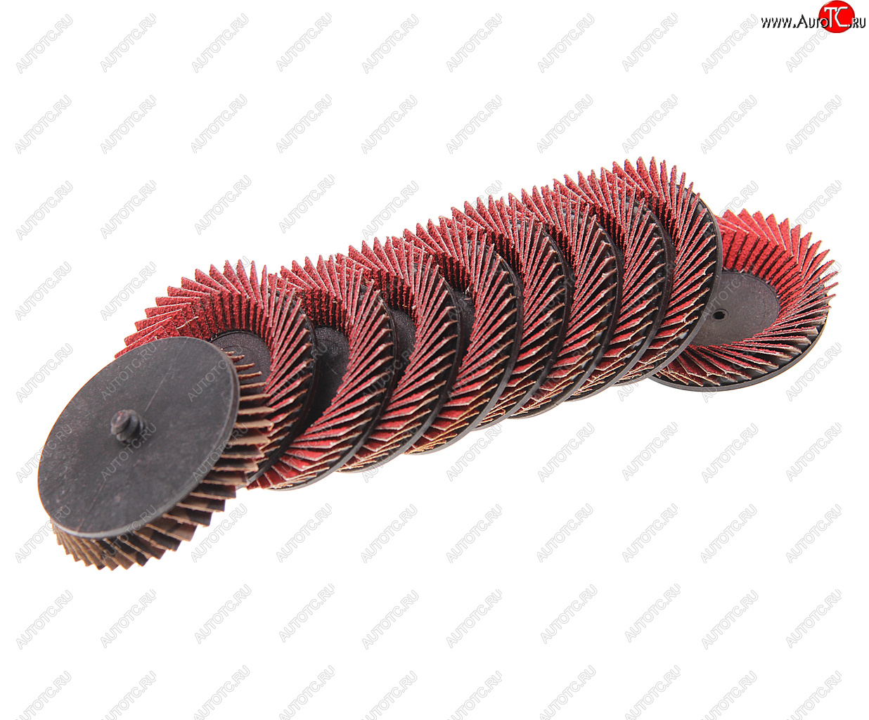 2 199 р. Круг шлифовальный лепестковый 75мм (№60) 10шт. ROCKFORCE ROCKFORCE rf-fd360c  с доставкой в г. Кемерово