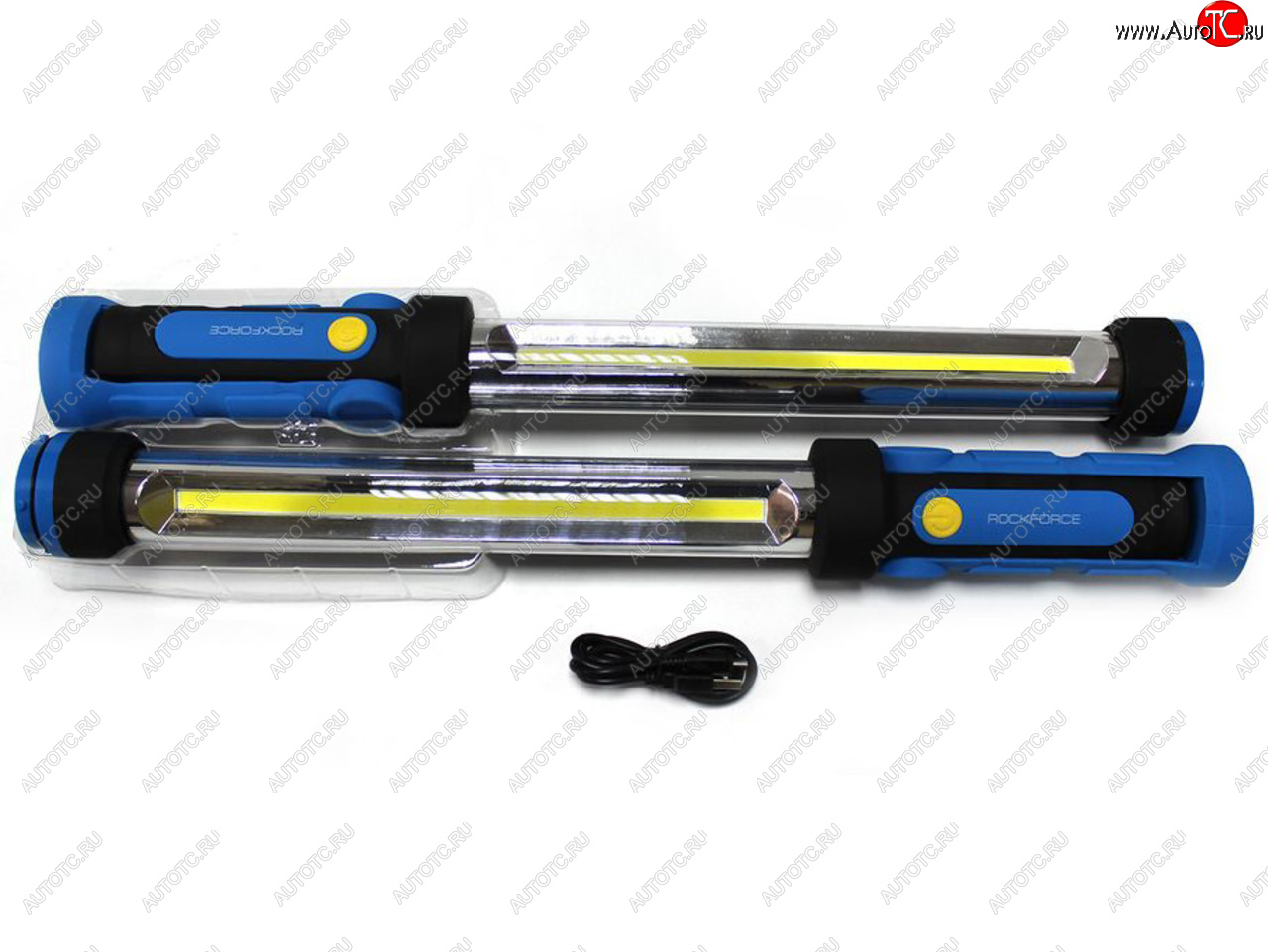 4 749 р. Лампа светодиодная аккумуляторная сборная 2х10W COB LED,2 магнита,2крючка,180град. ROCKFORCE ROCKFORCE rf-l03  с доставкой в г. Кемерово