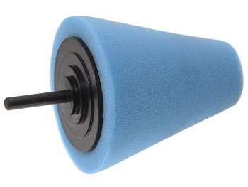 359 р. Губка для полировки 80x30мм конусная для дрели синяя ROCKFORCE ROCKFORCE rf-pl80m  с доставкой в г. Кемерово. Увеличить фотографию 1