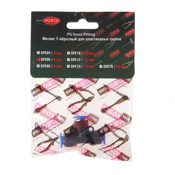 60 р. Фитинг для пластиковых трубок Т-образный 6мм ROCKFORCE ROCKFORCE rf-spe06 ROCKFORCE rf-spe06  с доставкой в г. Кемерово. Увеличить фотографию 2