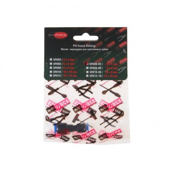 46 р. Фитинг для пластиковых трубок 6x4мм ROCKFORCE ROCKFORCE rf-spg06-04  с доставкой в г. Кемерово. Увеличить фотографию 2