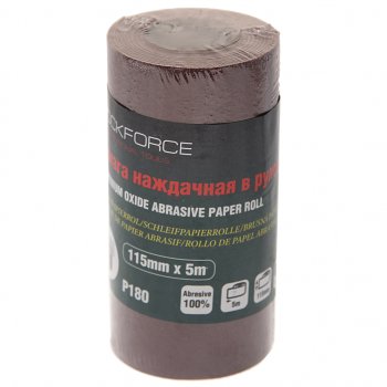285 р. Бумага наждачная P-180 115ммх5м рулон ROCKFORCE ROCKFORCE rf-sr2180a  с доставкой в г. Кемерово. Увеличить фотографию 1