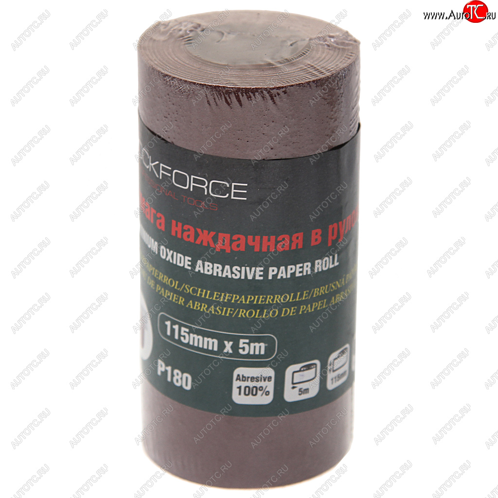 285 р. Бумага наждачная P-180 115ммх5м рулон ROCKFORCE ROCKFORCE rf-sr2180a  с доставкой в г. Кемерово
