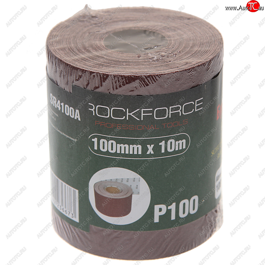 549 р. Бумага наждачная P-100 100ммх10м рулон ROCKFORCE ROCKFORCE rf-sr4100a  с доставкой в г. Кемерово