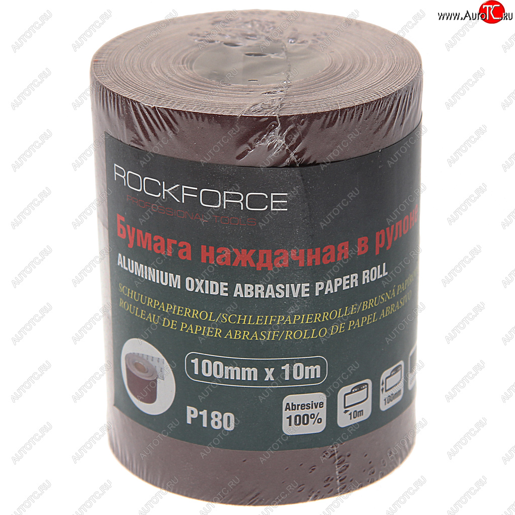 549 р. Бумага наждачная P-180 100ммх10м рулон ROCKFORCE ROCKFORCE rf-sr4180a  с доставкой в г. Кемерово