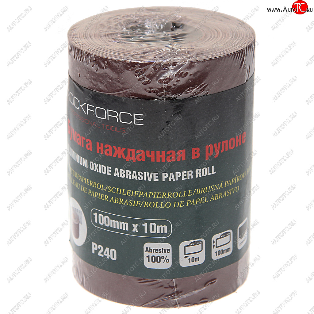 549 р. Бумага наждачная P-240 100ммх10м рулон ROCKFORCE ROCKFORCE rf-sr4240a  с доставкой в г. Кемерово