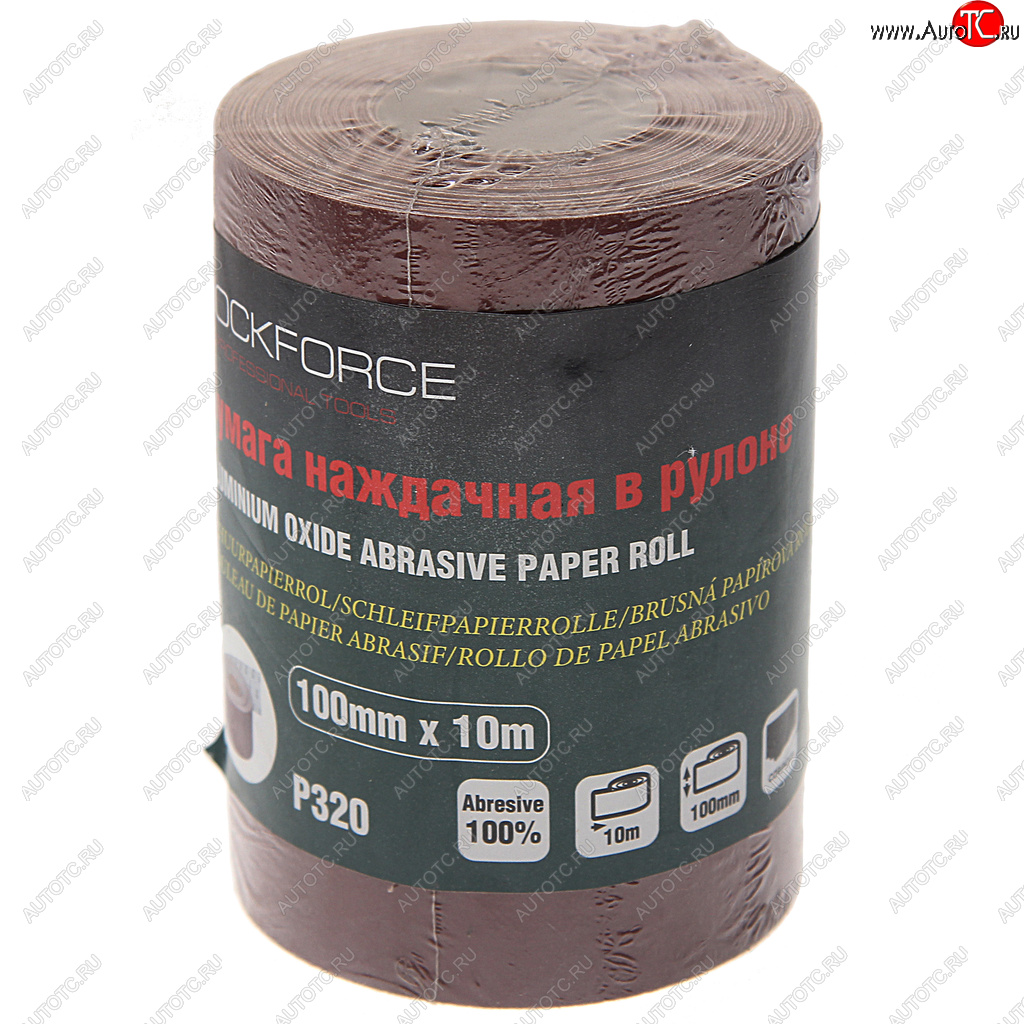 549 р. Бумага наждачная P-320 100ммх10м рулон ROCKFORCE ROCKFORCE rf-sr4320a  с доставкой в г. Кемерово