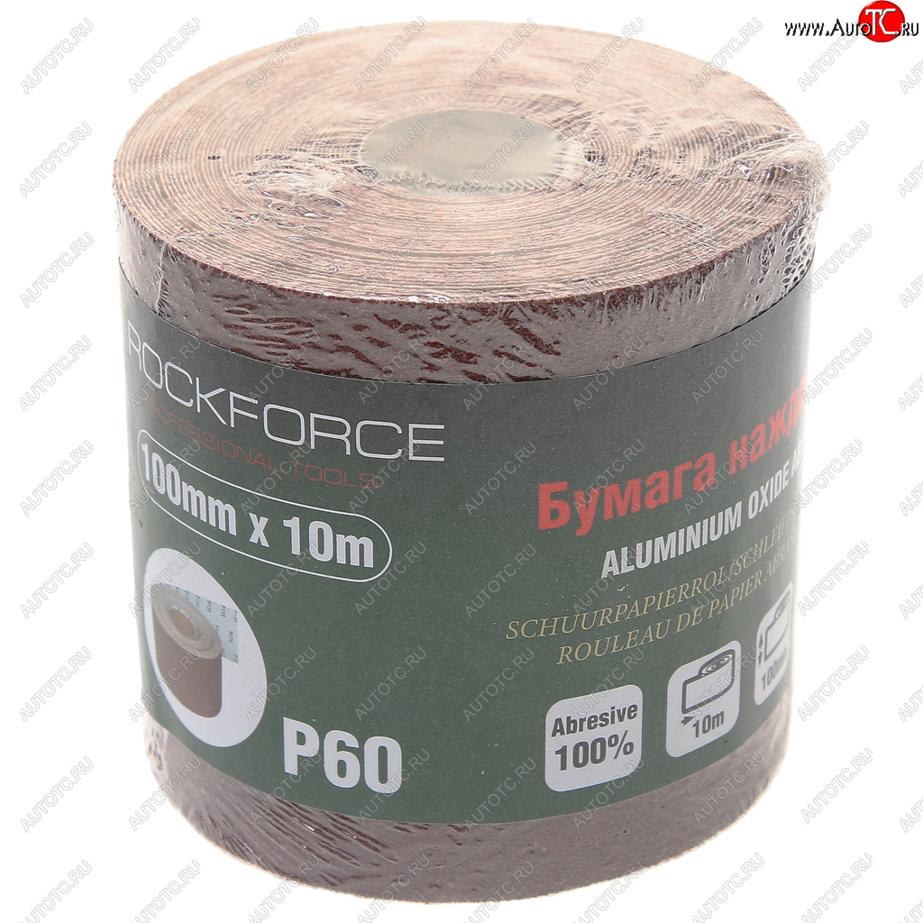 549 р. Бумага наждачная P-60 100ммх10м рулон ROCKFORCE ROCKFORCE rf-sr460a  с доставкой в г. Кемерово