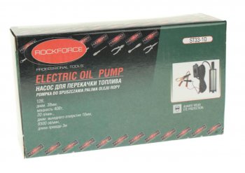 1 699 р. Насос для перекачки топлива 12V 20лмин. d=38мм 16мм 40W ROCKFORCE ROCKFORCE rf-st33-10  с доставкой в г. Кемерово. Увеличить фотографию 3