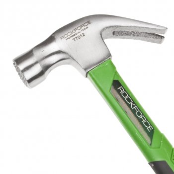 539 р. Молоток гвоздодер 0.350кг фибергласовая ручка ROCKFORCE ROCKFORCE rf-t7012  с доставкой в г. Кемерово. Увеличить фотографию 2